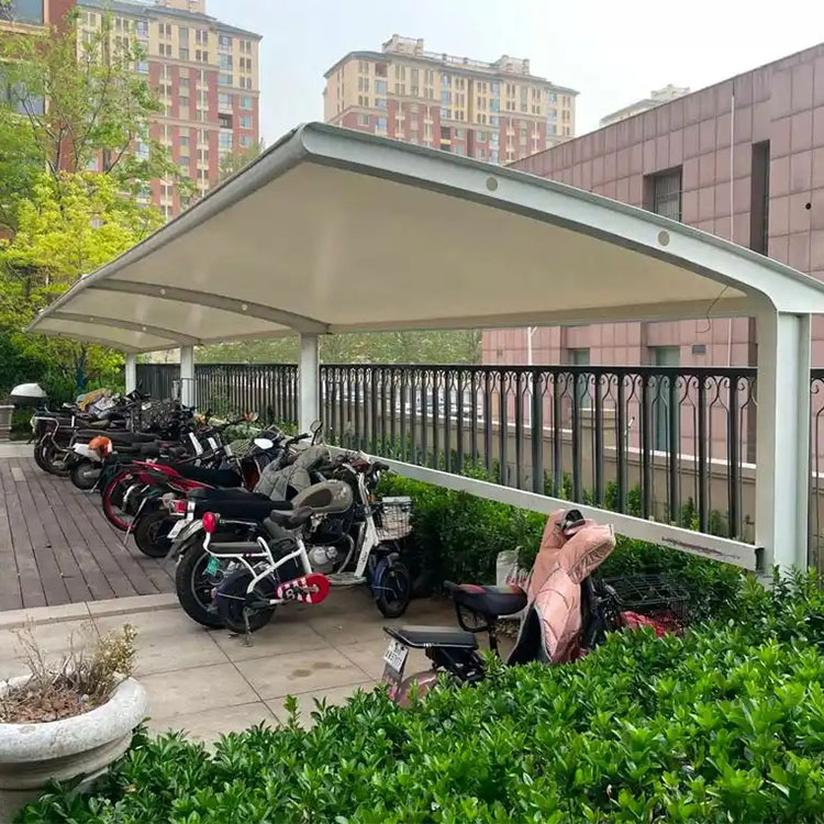 伽师县膜结构电动车棚